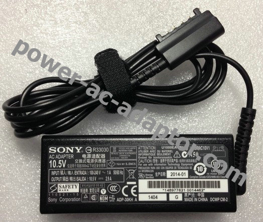 10.5V 2.9A Sony SGPT112AU SGPT112DE AC Adapter Power 4 Pin